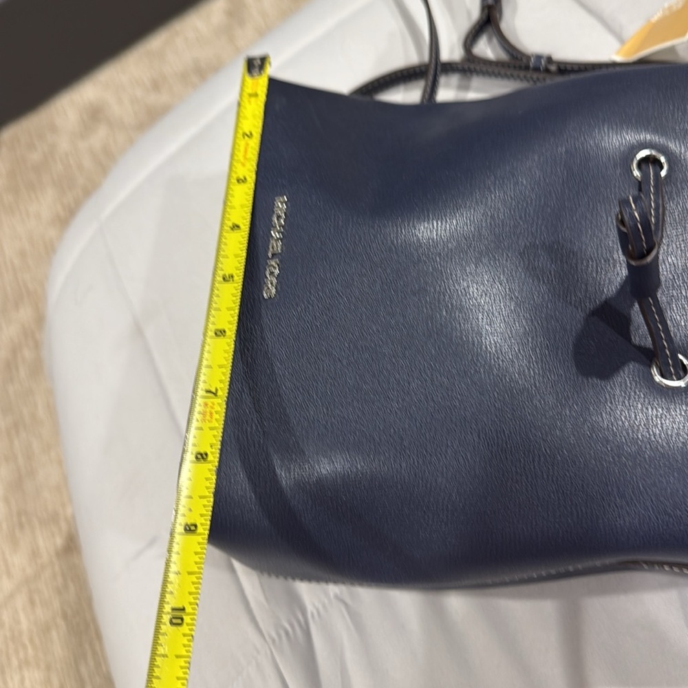 Michael Kors Midnight Blue Leather Tote - Picture 9 of 10